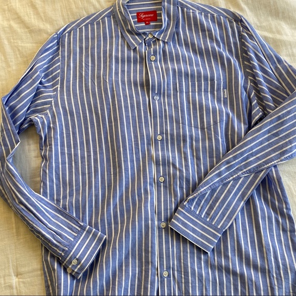 Supreme | Shirts | Supreme Blue Stripe 